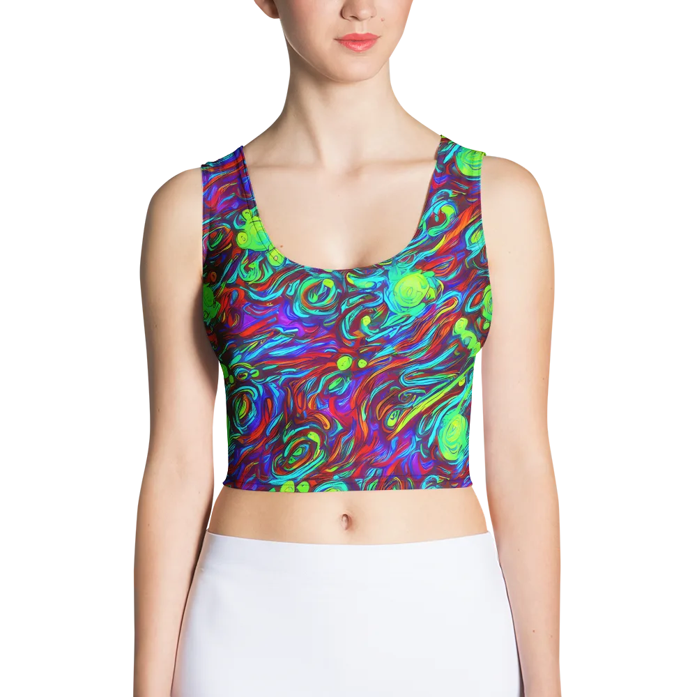 Limewave on Crop Top — Front