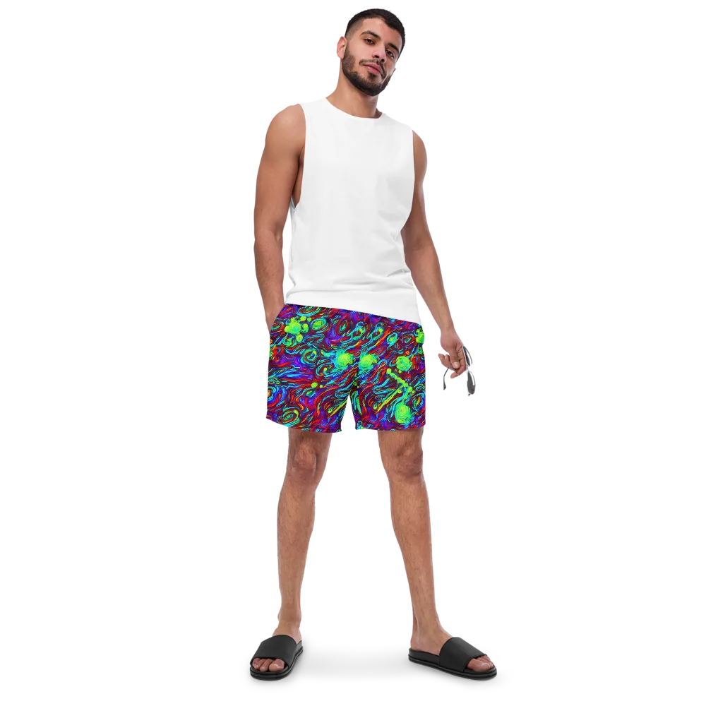 Limewave on Swim Trunks — Front