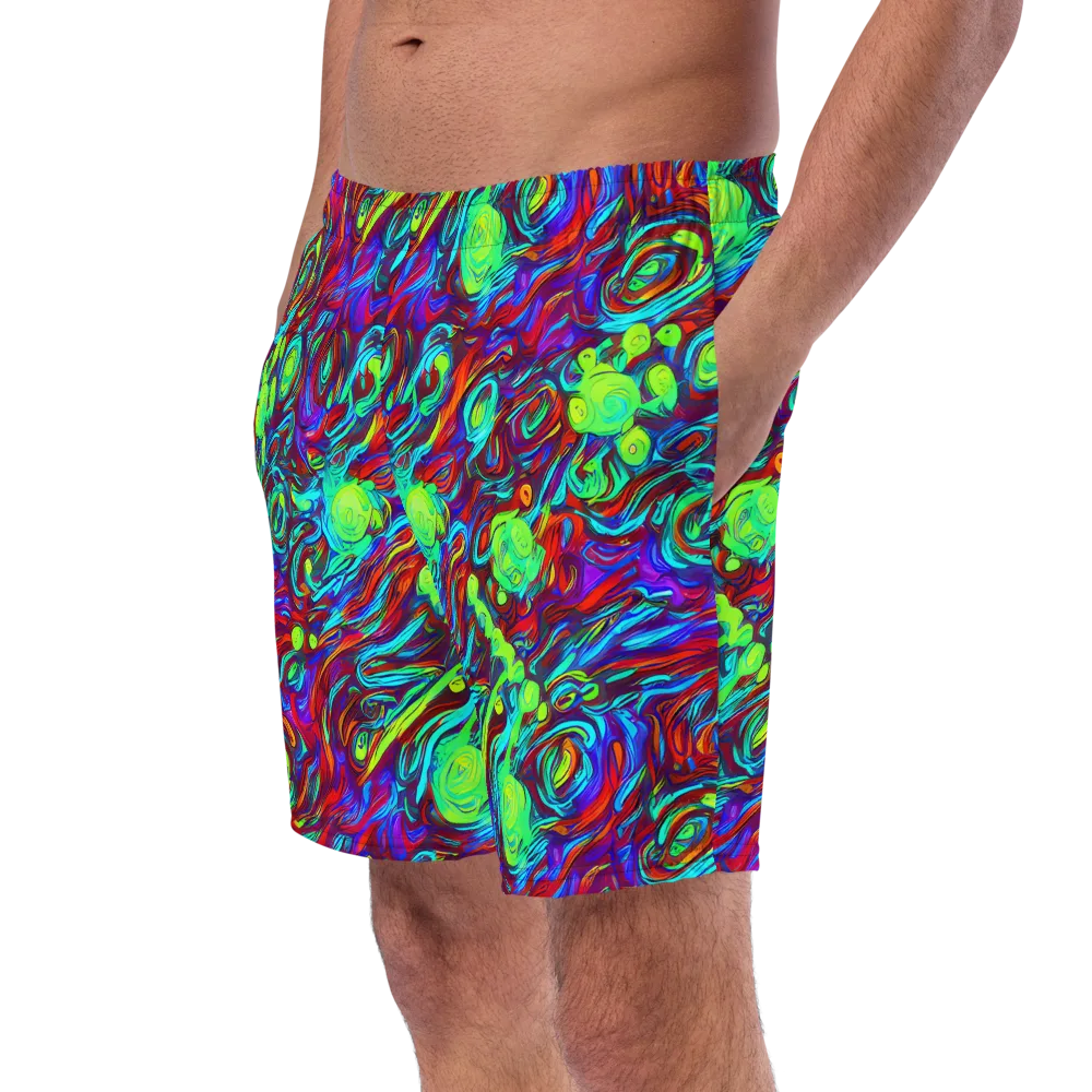 Limewave on Swim Trunks — Left Front