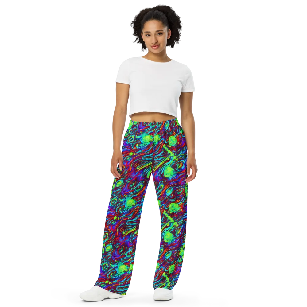 Limewave on Wide-Leg Pants — Front
