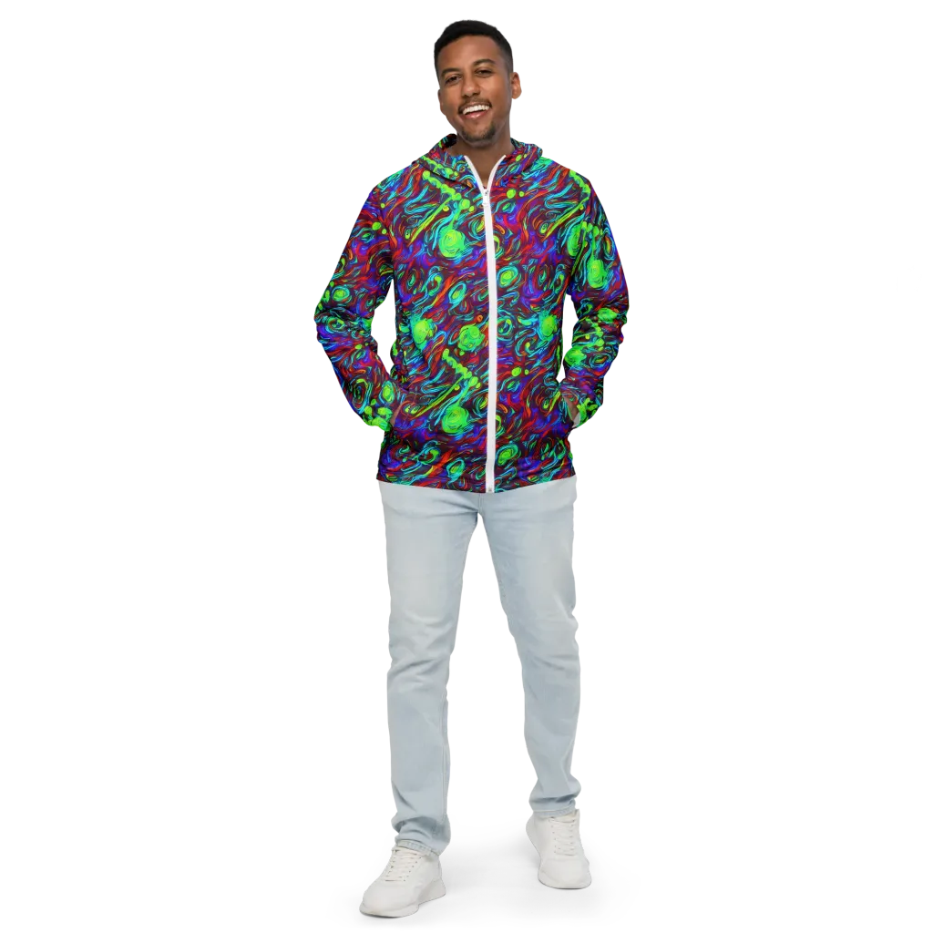 Limewave on Men's Windbreaker — Front