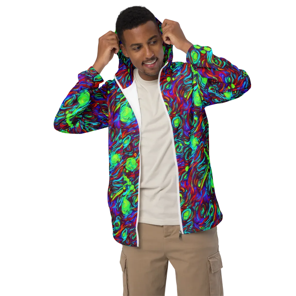 Limewave on Men's Windbreaker — Front