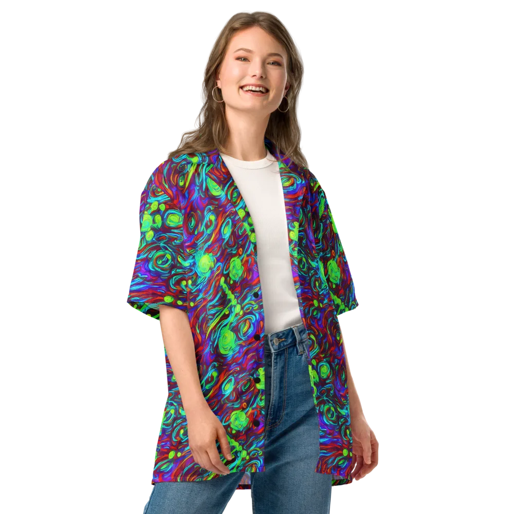 Limewave on Button Shirt — Front