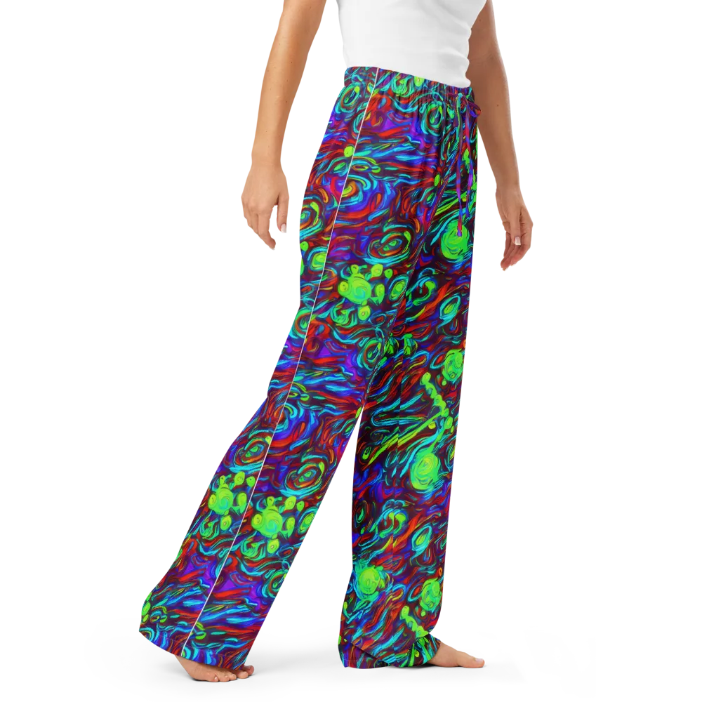 Limewave on Women's Pajama Pants — Right Front