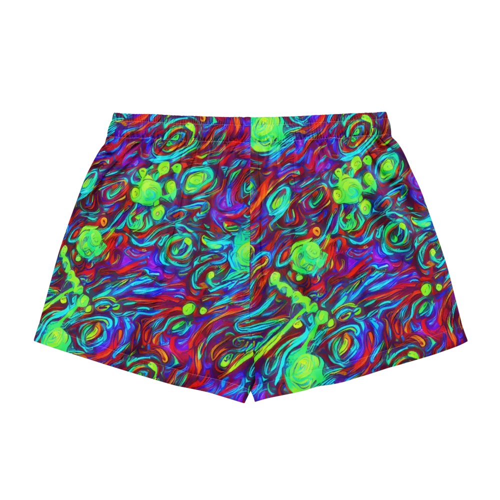 Limewave on Women's Pajama Shorts — Back