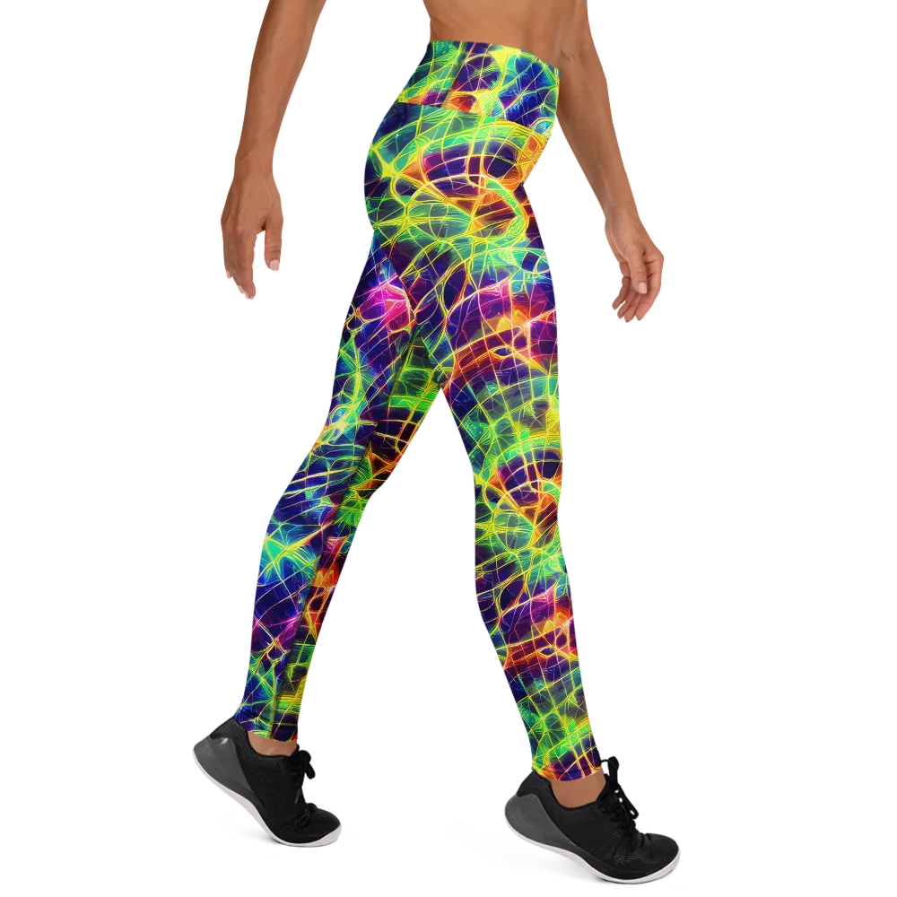 Synthetic Vines on Yoga Leggings — Right