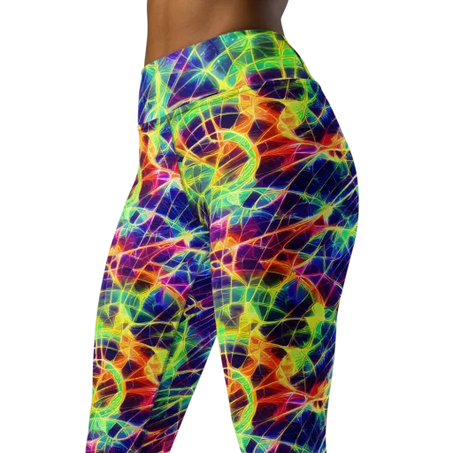 Synthetic Vines on a Yoga Leggings