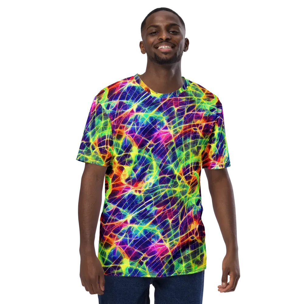 Synthetic Vines on Men's Crew Neck T-Shirt — Front