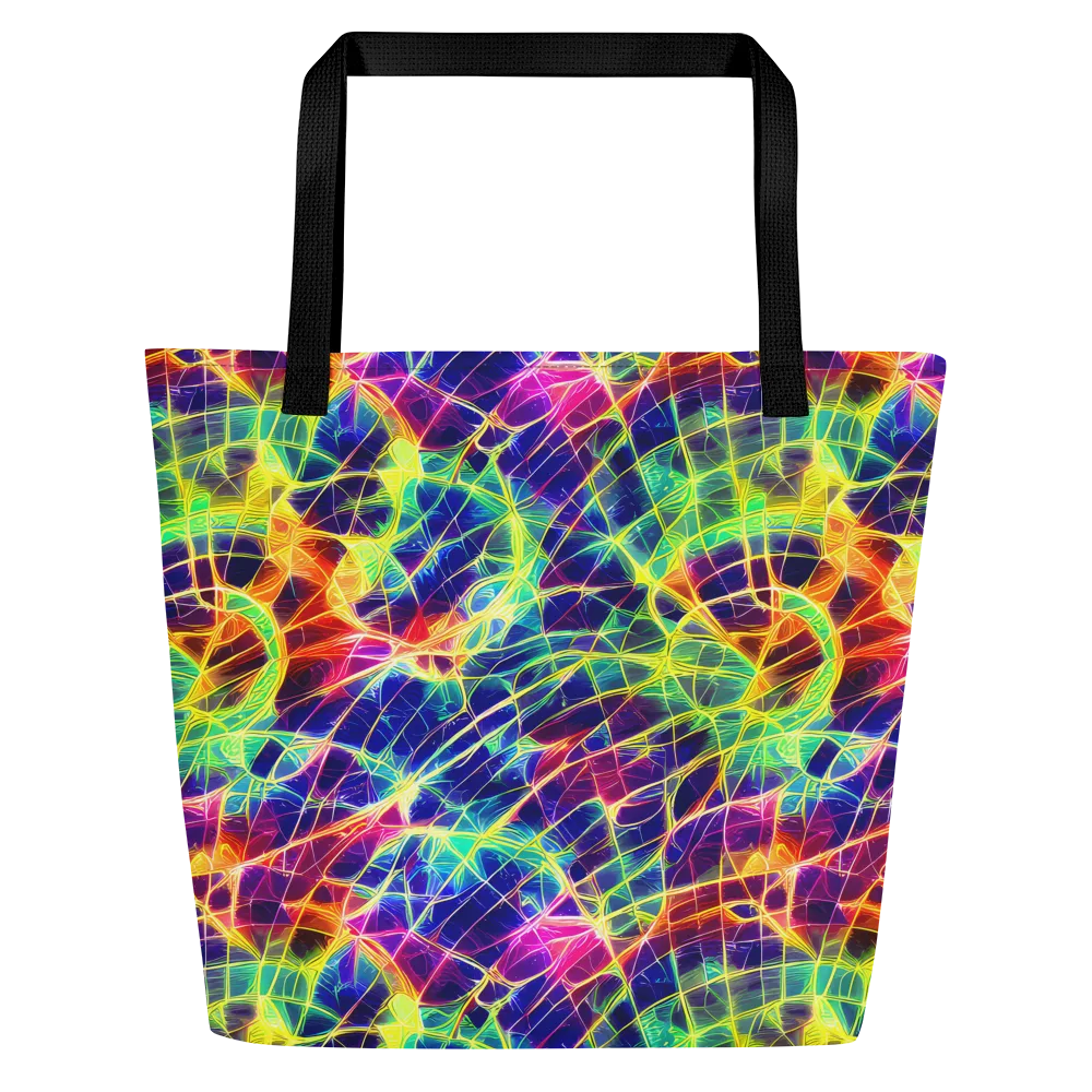 Synthetic Vines on Large Tote Bag W/ Pocket — Front
