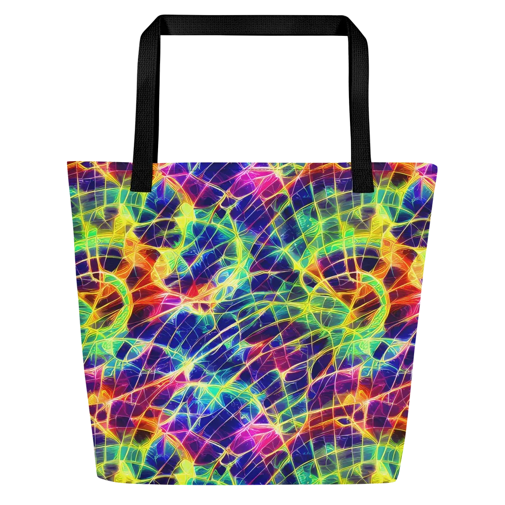 Synthetic Vines on Large Tote Bag W/ Pocket — Front