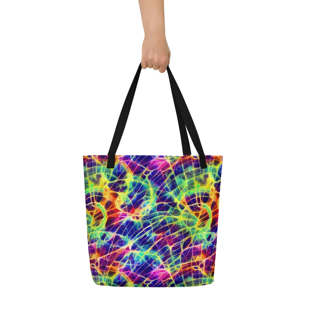 Synthetic Vines on Large Tote Bag W/ Pocket — Front