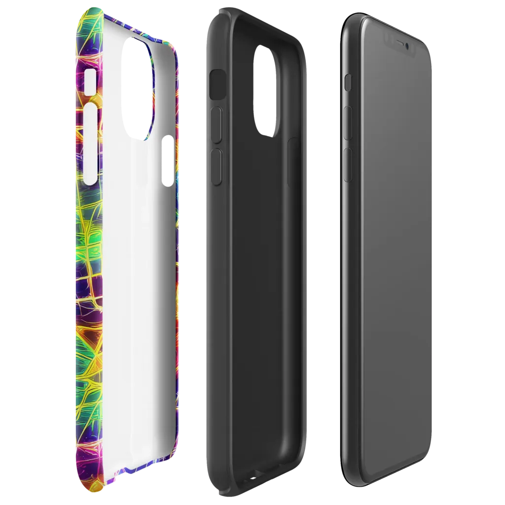 Synthetic Vines on Tough Case for iPhone® — Right