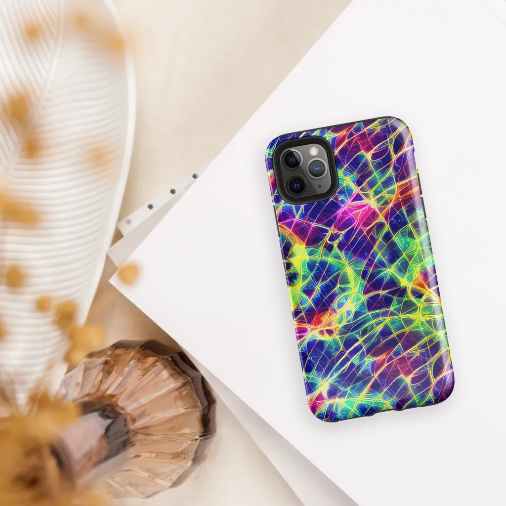 Synthetic Vines on Tough Case for iPhone® — Front