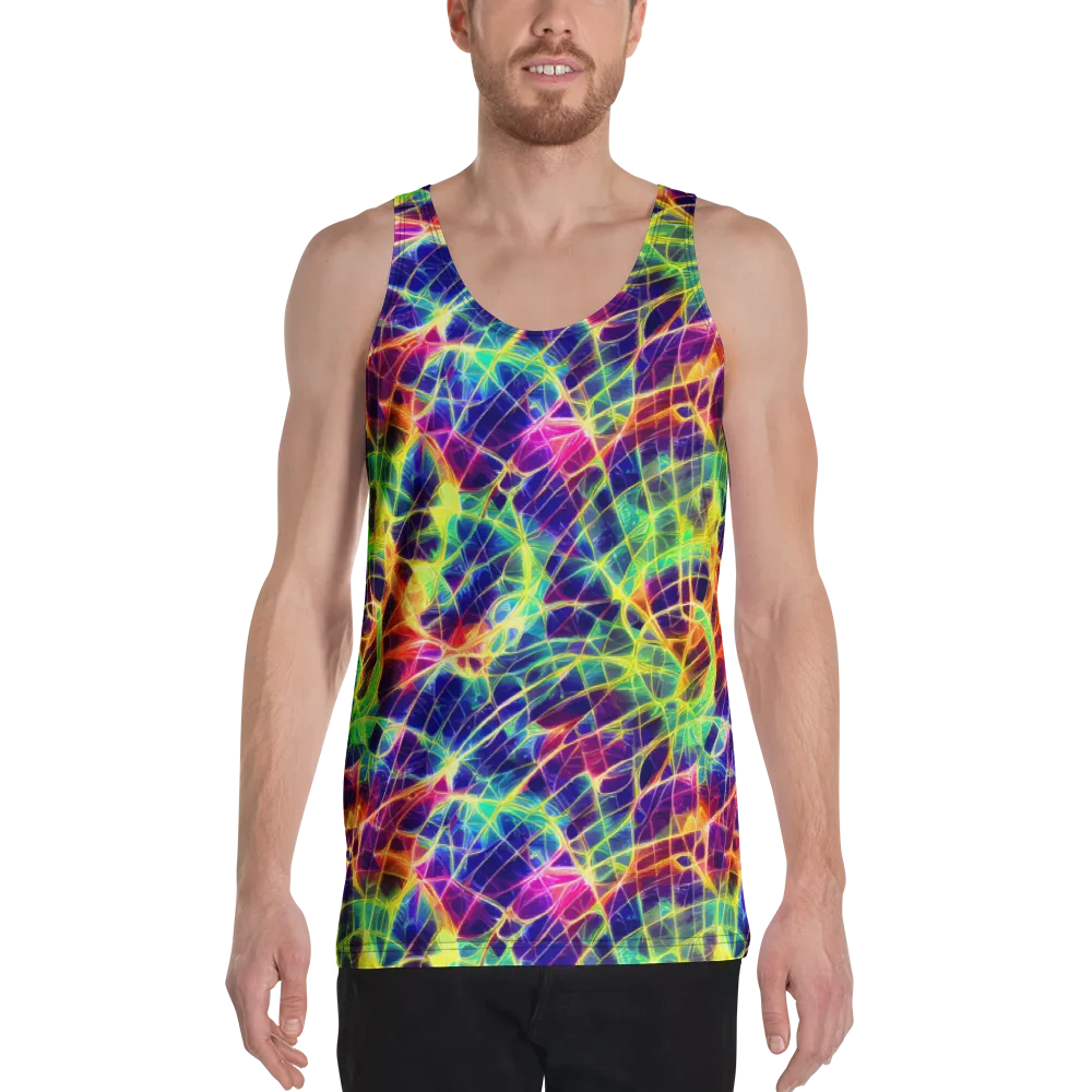 Synthetic Vines on Men's Tank Top — Front