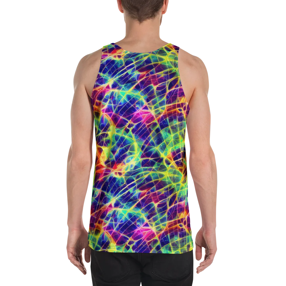 Synthetic Vines on Men's Tank Top — Back