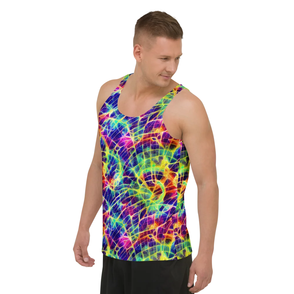Synthetic Vines on Men's Tank Top — Left Front
