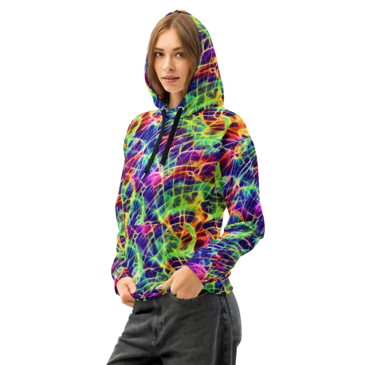 Synthetic Vines on a Cotton Hoodie
