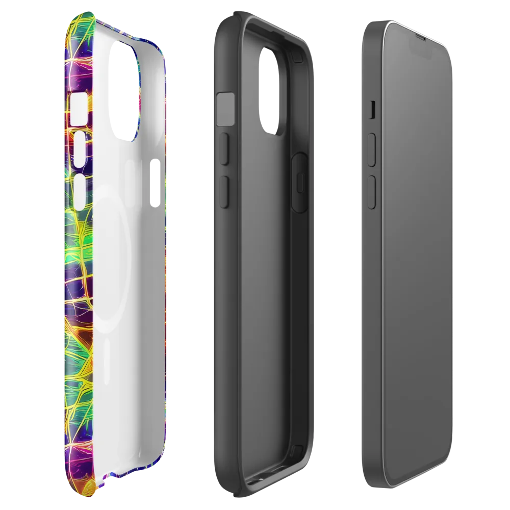 Synthetic Vines on MagSafe Tough Case for iPhone® — Front