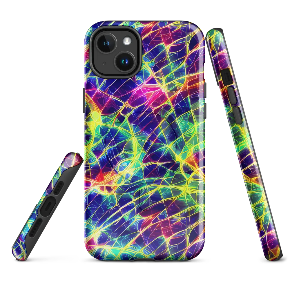 Synthetic Vines on MagSafe Tough Case for iPhone® — Front