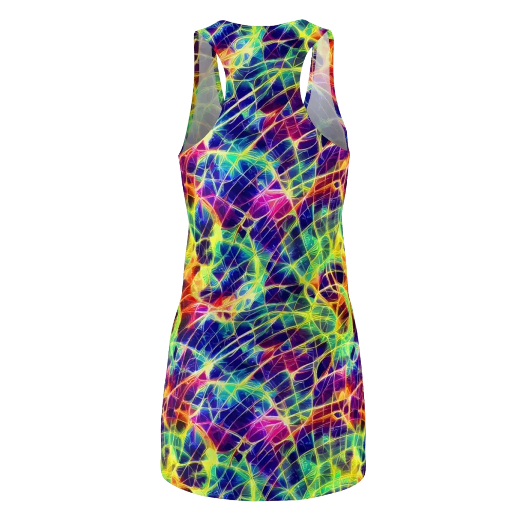 Synthetic Vines on Racerback Dress — Back