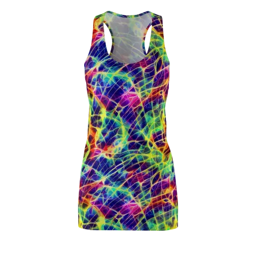Synthetic Vines on a Racerback Dress