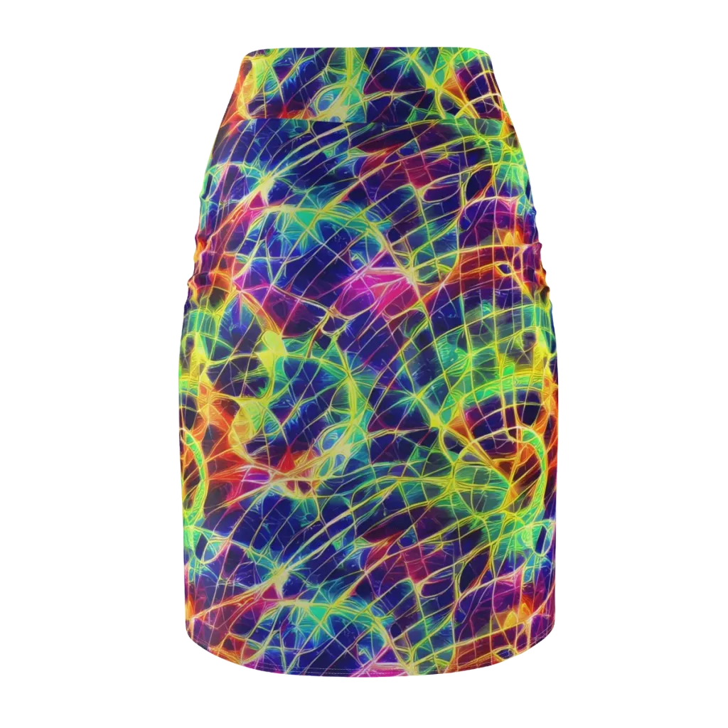 Synthetic Vines on Pencil Skirt — Back