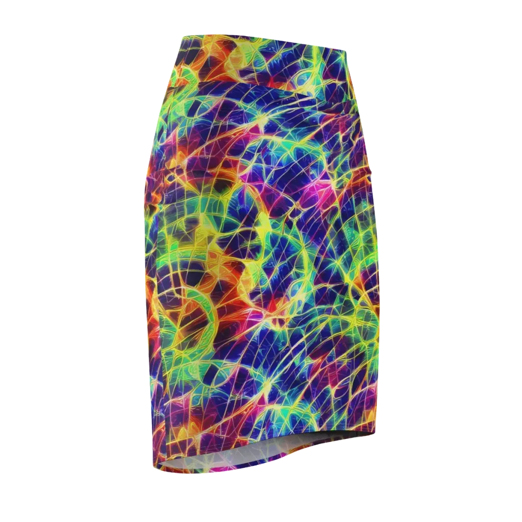 Synthetic Vines on Pencil Skirt — Front Side