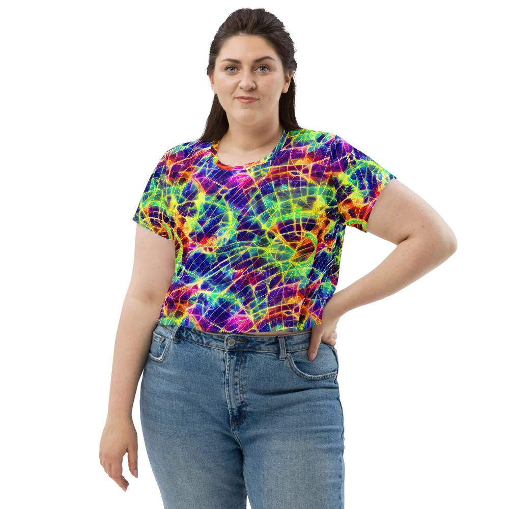 Synthetic Vines on Crop Tee — Front