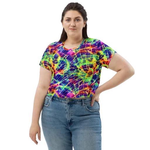 Synthetic Vines on a Crop Tee