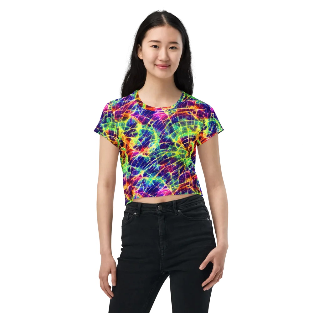 Synthetic Vines on Crop Tee — Front