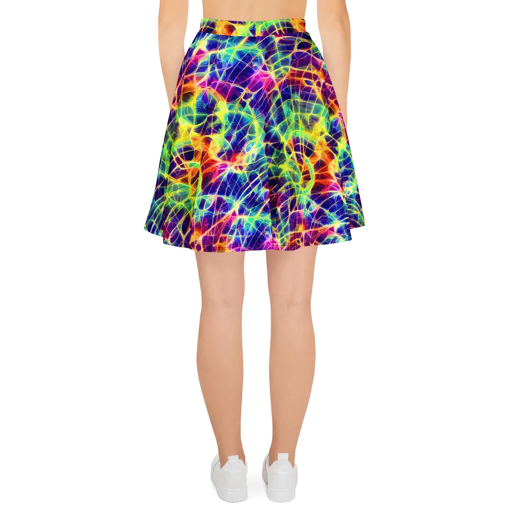 Synthetic Vines on Skater Skirt — Back