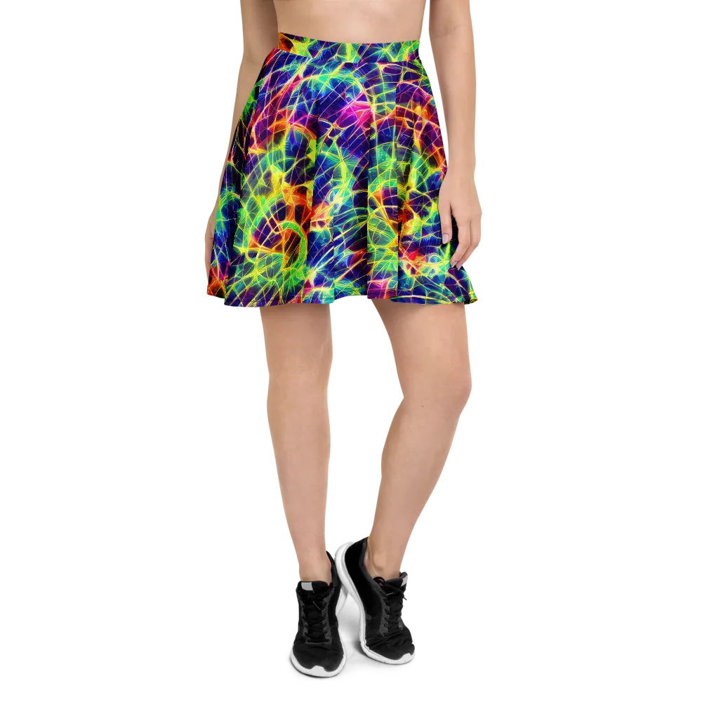 Synthetic Vines on Skater Skirt — Front