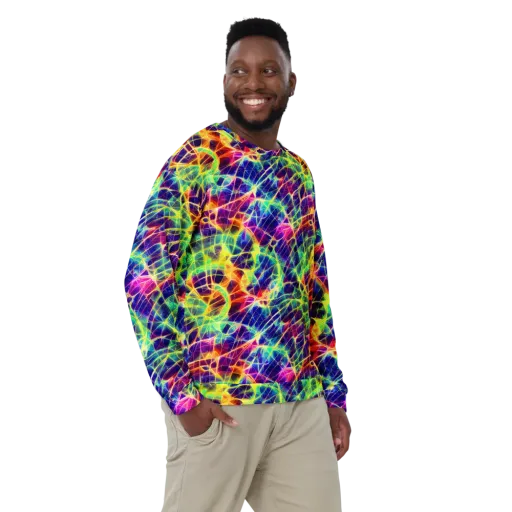 Synthetic Vines on a Sweatshirt