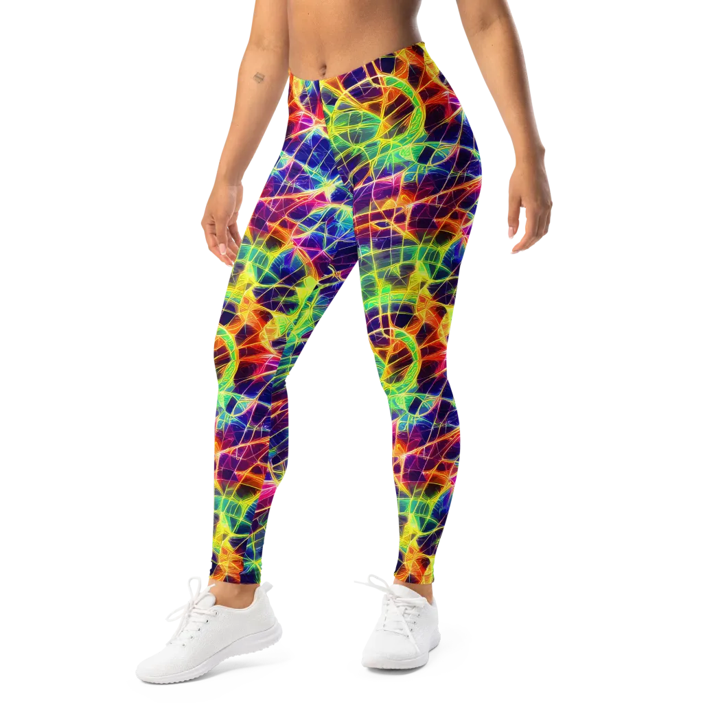 Synthetic Vines on Leggings — Left Front