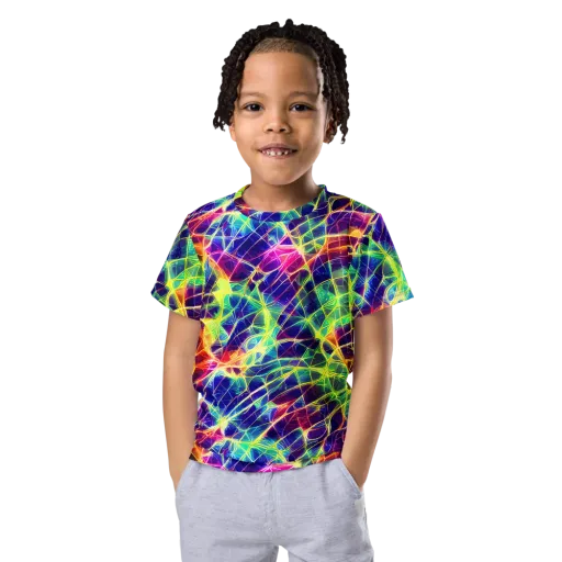 Synthetic Vines on a Kids Crew Neck T-Shirt