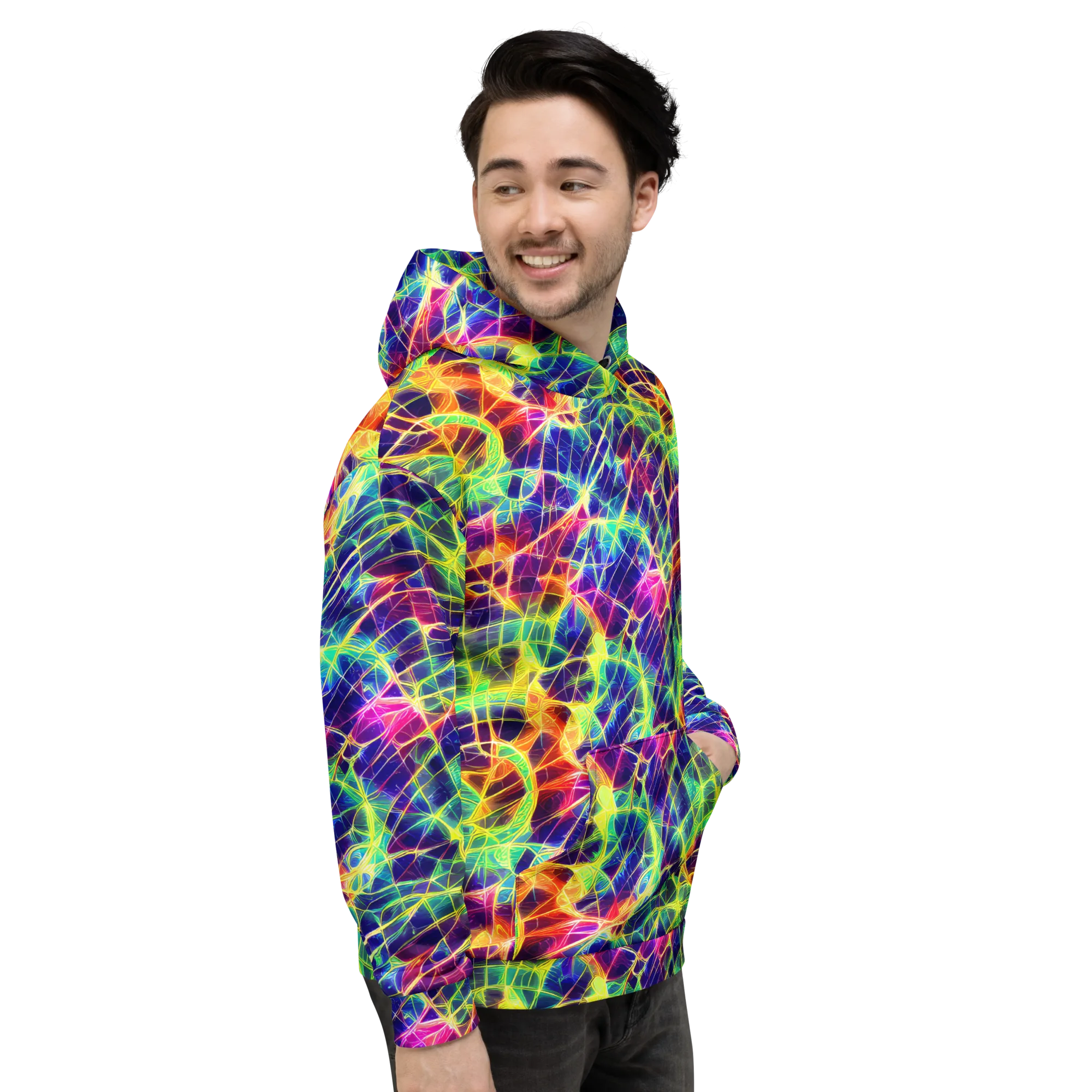 Synthetic Vines on Hoodie — Right