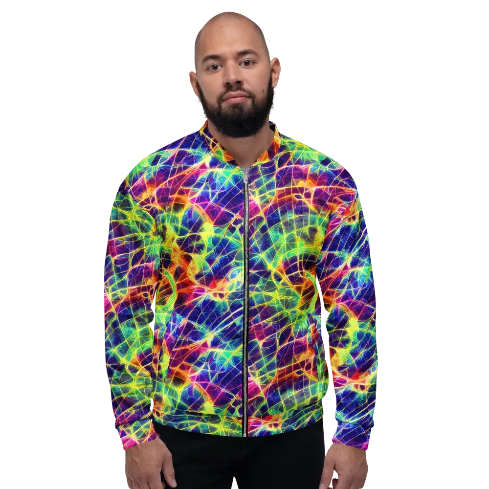 Synthetic Vines on Bomber Jacket — Front