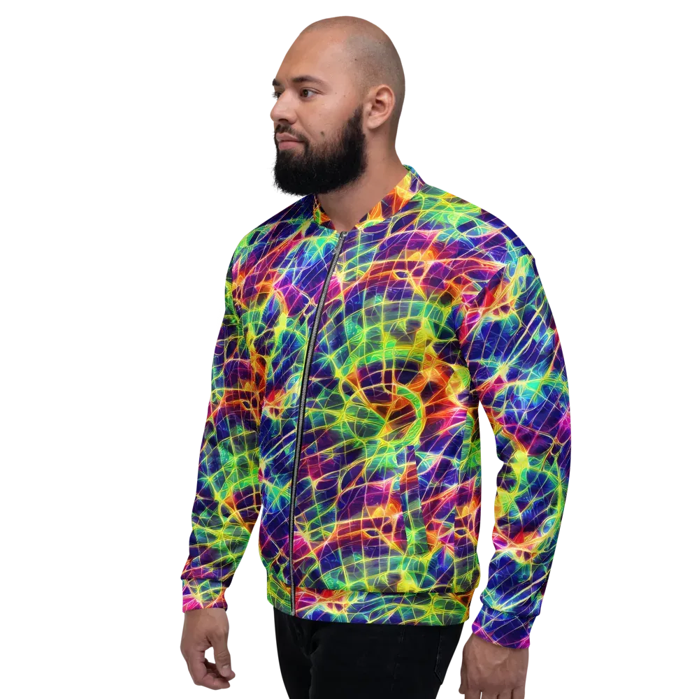 Synthetic Vines on Bomber Jacket — Left