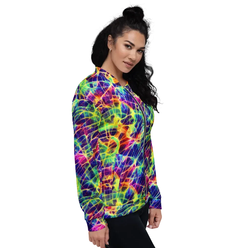 Synthetic Vines on Bomber Jacket — Right
