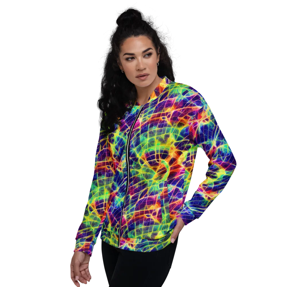 Synthetic Vines on Bomber Jacket — Left
