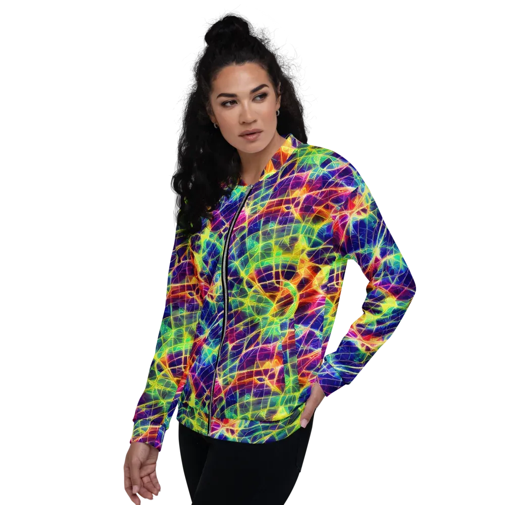Synthetic Vines on Bomber Jacket — Left
