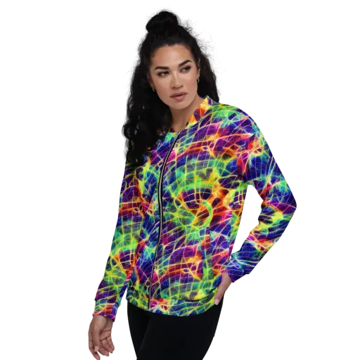 Synthetic Vines on a Bomber Jacket