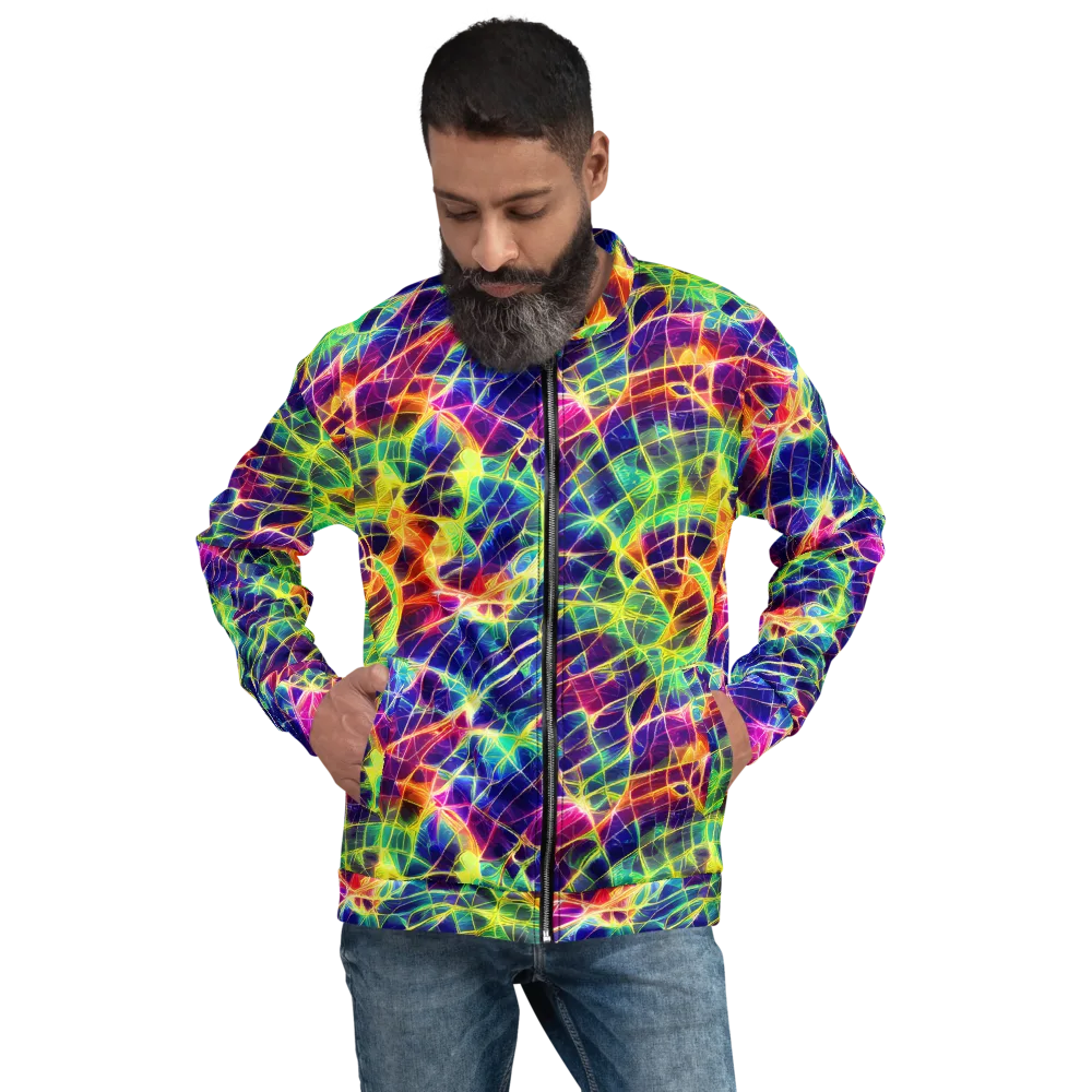 Synthetic Vines on Bomber Jacket — Front