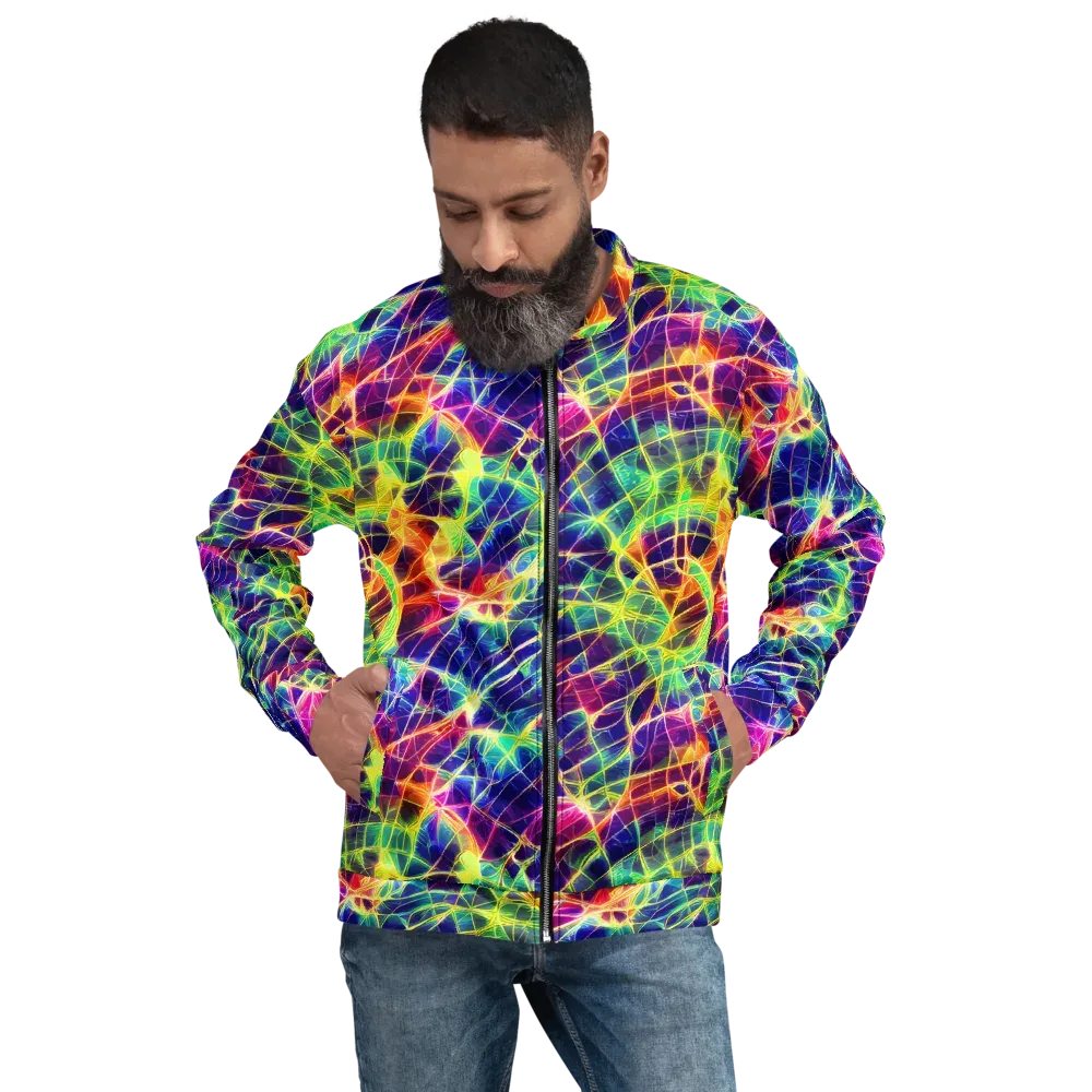 Synthetic Vines on Bomber Jacket — Front