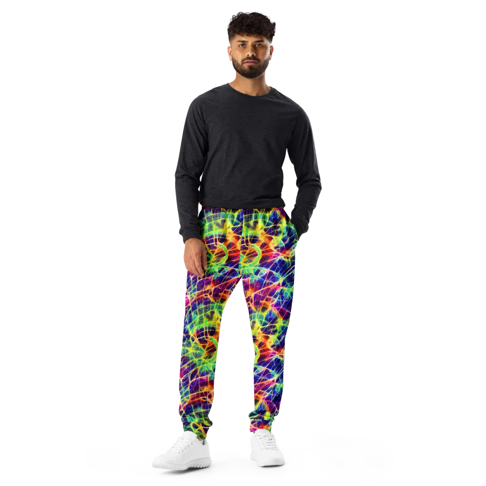 Synthetic Vines on Men's Joggers — Front