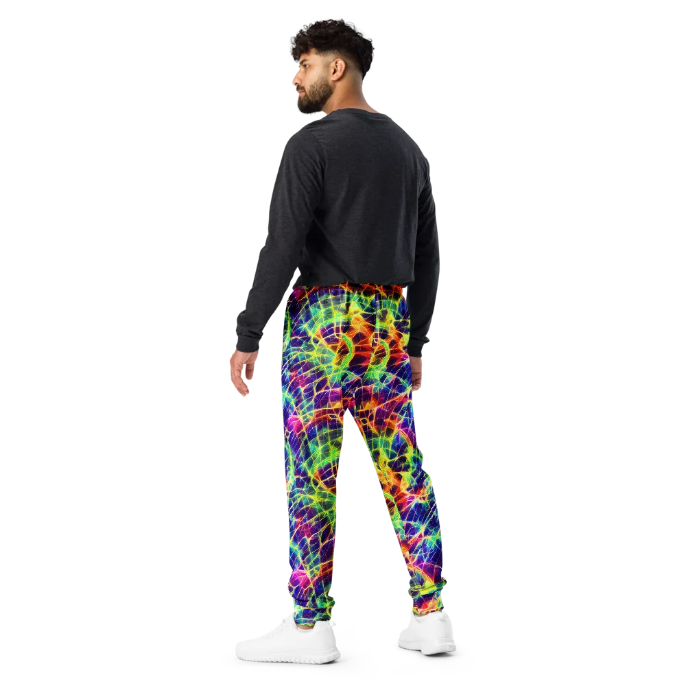 Synthetic Vines on Men's Joggers — Back