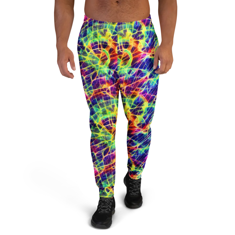 Synthetic Vines on Men's Joggers — Front