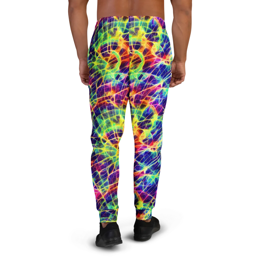 Synthetic Vines on Men's Joggers — Back