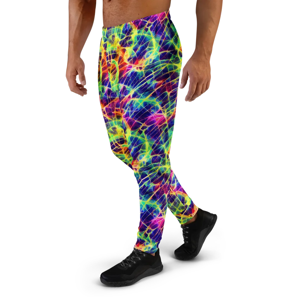 Synthetic Vines on Men's Joggers — Left