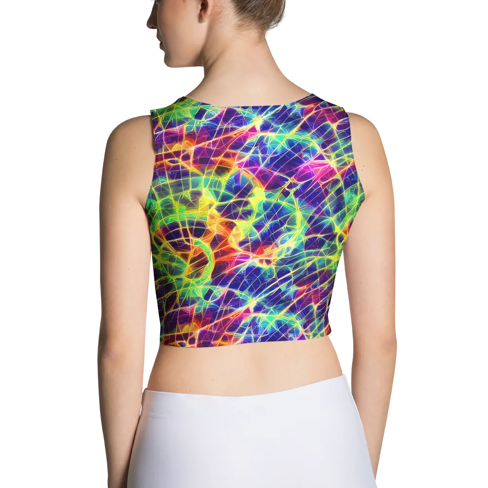 Synthetic Vines on Crop Top — Back